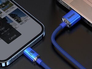 کابل لایتنینگ 1.2 متری بیسوس  Baseus CAJY000001 Crystal Shine 1.2m Lightning Cable