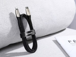 کابل شارژ و انتقال دیتای 1 متری لایتنینگ بیسوس Baseus Horizontal PD Flash Charge Lightning Cable 1M