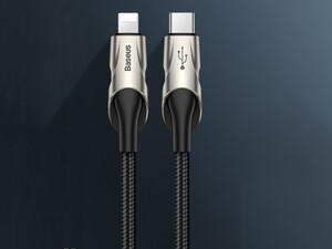 کابل شارژ و انتقال داده 1 متری تایپ سی به لایتنینگ بیسوس Baseus Fish Eye Cable 1M مقاوم در برابر پارگی