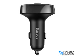 شارژر فندکی با قابلیت پخش موسیقی و تماس و کارتخوان بیسوس Baseus T-Type Bluetooth Car Charger