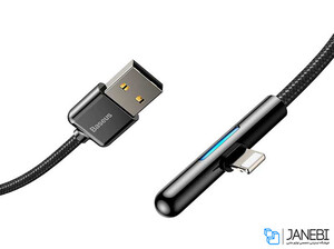 کابل لایتنینگ بیسوس Baseus Iridescent Lamp Game Cable Lightning 2m