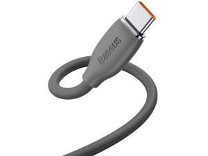 کابل شارژ یواس‌بی به تایپ‌سی طول 1.2متر با توان100وات بیسوس Baseus USB to Type-C charging cable 2 meters long with 100 watts power CAGD010003