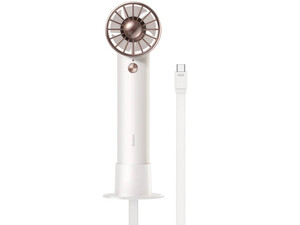 مینی پنکه و شارژر همراه بیسوس Baseus Handheld Fan With 4000mAh Power Bank Lightning Cable ACFX010003