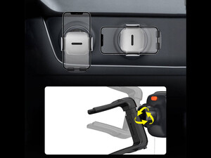 هولدر گوشی موبایل داخل خودرو بیسوس Baseus gravity car phone mount holder air vent SUYK000212