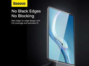 محافظ صفحه نمایش شیشه‌ای تمام صفحه هواوی میت‌پد پرو 12.6 اینچ بیسوس Baseus 0.3mm Full-glass Tempered Glass Film SGBL022602