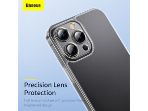 قاب محافظ شیشه‌ای مات آیفون 13 پرو 6.1 اینچ بیسوس Baseus  iP13 Pro Protective Case ARWS000702