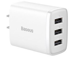 خرید شارژر دیواری یواس‌بی 17 وات بیسوس Baseus Compact Charger 3U US CCXJ020201