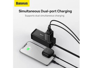 قیمت شارژر دیواری یواس‌بی 10.5 وات بیسوس Baseus Compact Charger 2U EU CCXJ010201