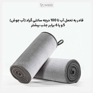 حوله تمیزکننده چند منظوره 2 عددی نظافت بیسوس Baseus Microfiber Towel to Dry CRXCMJ-0G 40x40