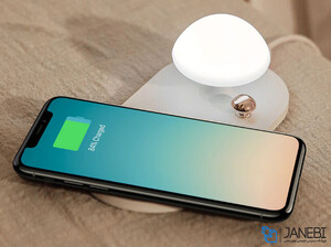 شارژر وایرلس بیسوس Baseus Mushroom Lamp Desktop Wireless Charger