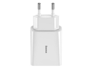 شارژر دیواری سریع دو پورت بیسوس Baseus Dual USB Speed Mini Charger