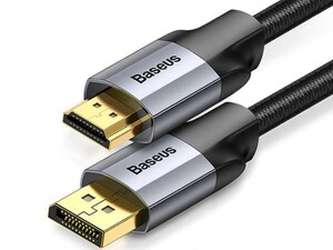 کابل دیسپلی پورت به اچ دی ام آی بیسوس Baseus DisplayPort Male to HDMI Male Cable 2m