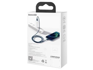 کابل شارژ سریع و انتقال داده دو متری لایتنینگ بیسوس Baseus superior series fast charging 2m cable 2.4A