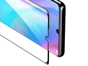 محافظ صفحه نانو تمام صفحه تمام چسب Baseus Huawei P30 Pro Coverage Screen Protector