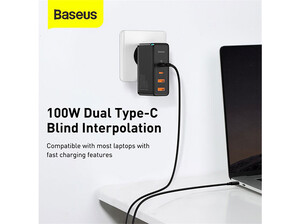 شارژر دیواری سریع بیسوس Baseus CCGAN100US GaN2 Pro Quick Powerbank Charger