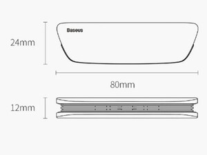 خوشبو کننده هوای خودرو بیسوس Baseus Metal Paddle Car Air Freshener