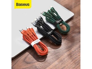 کابل شارژ سریع سه سر بیسوس Baseus Flash Series 3 in 1 Fast Cable 1.2m