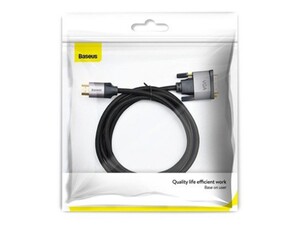 کابل اچ دی ام آی به وی جی ای بیسوس Baseus Enjoyment HDMI To VGA Cable 1m