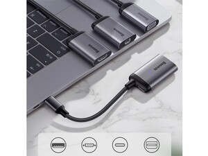 مبدل USB-C به VGA بیسوس Baseus CAHUB-V0G Type-C to VGA HUB