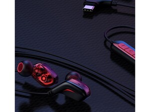 هندزفری گیمینگ تایپ سی بیسوس Baseus GAMO C18 Type-C Gaming Earphone