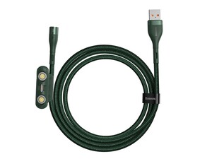 کابل آهنربایی سه سر سریع بیسوس Baseus Zinc Magnetic Cable Kit 3A 1m