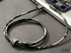 کابل چریکی لایتنینگ بیسوس Baseus Camouflage Lightning Cable 1M  قابلیت اتصال به تمامی دستگاه های اپل