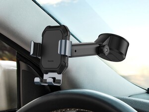 هولدر موبایل بیسوس Baseus Tank Gravity Car Mount Holder قابلیت اتصال به شیشه