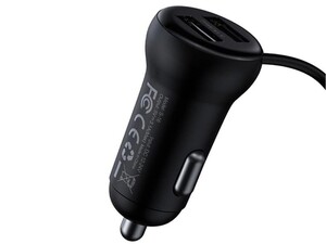 شارژر فندکی با قابلیت پخش موسیقی و تماس  بیسوس Baseus T typed S-16 wireless MP3 car charger