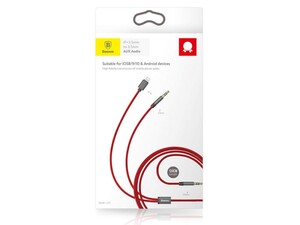 کابل صدا دو سر بیسوس Baseus L33 iP&3.5mm to 3.5mm AUX Audio Cable