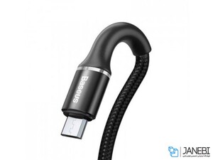 کابل شارژ و انتقال داده میکرو یو اس بی بیسوس Baseus Halo Micro USB Cable 2m