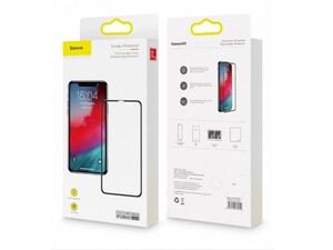 محافظ صفحه نمایش شیشه ای دوتایی بیسوس آیفون Baseus 0.3mm Glass Screen iPhone X/XS/11 Pro