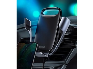 پایه نگهدارنده هوشمند و شارژر وایرلس بیسوس Baseus Milky Way Electric Bracket Wireless Quick Charge 15W