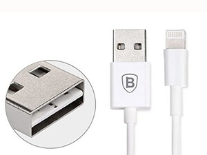 کابل شارژ و انتقال داده لایتنینگ بیسوس Baseus Plug Freely Lightning Cable 2m