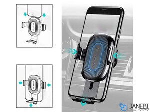 پایه نگهدارنده و شارژر وایرلس بیسوس Baseus Car Wireless Charger WXYL-01