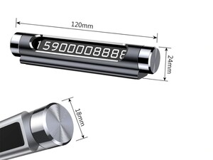 شماره تلفن پارک خودرو بیسوس Baseus Metal Card ACNUM-01