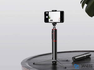 سه پایه و مونوپاد گوشی بیسوس Baseus Bluetooth Selfie Stick