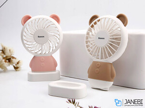 پنکه قابل شارژ دستی و رومیزی بیسوس Baseus Dharma Bear Fan