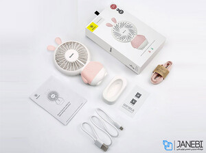 پنکه قابل شارژ دستی و رومیزی بیسوس Baseus Exquisite Rabbit Fan