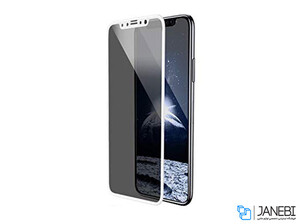 محافظ صفحه نمایش شیشه ای حفظ حریم شخصی بیسوس آیفون Baseus Anti-Peeping Privacy Glass Film Apple iPhone X/XS