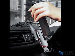 پایه نگهدارنده گوشی بیسوس Baseus Metal Age Gravity Car Mount