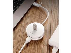 هاب یو اس بی بیسوس Baseus Round Box Hub USB Adapter