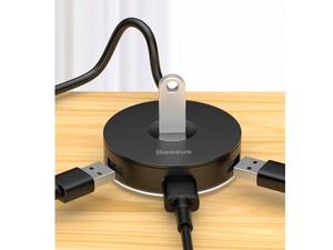 هاب یو اس بی بیسوس Baseus Round Box Hub USB Adapter