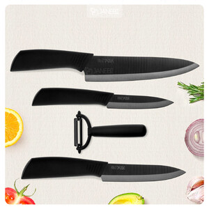 ست چاقو و پوست کن شیائومی Xiaomi HUOHOU Nano Ceramic Knife Set