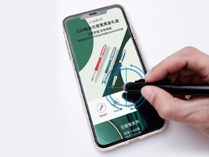 قلم لمسی 2 در 1 فلزی شیائومی Xiaomi Lampo metal gel pen touch stylus pen