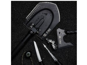 تبر و بیل فولادی ضدزنگ چند منظوره شیائومی Xiaomi HUOHOU Multifunctional axe and shovel