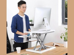 میز کار لپ تاپ شیائومی با قابلیت تنظیم ارتفاع Xiaomi Sit-Stand Laptop Table Height Adjustable Laptop Desk with Removable Keyboard Tray