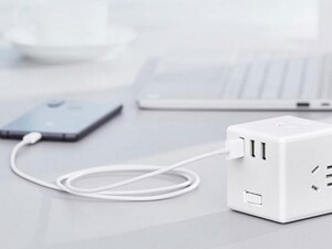 چند راهی مکعبی دارای سیم میجیا شیائومی Xiaomi Mijia Cube Shape Socket Power Converter