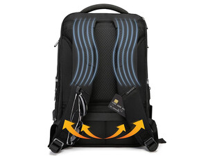 کوله پشتی یو اس بی دار ضد آب بنج BANGE BG-7309 - Multifunctional Anti-Theft Travel Laptop Backpack