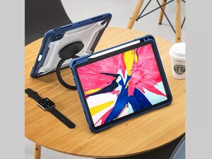 کاور و هولدر آیپد 10.2 و 10.5 اینچ ویوو WiWU Mecha Rotative Stand Case for iPad/ 10.2 & 10.5 inch