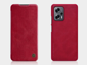 قاب محافظ ردمی نوت 11 تی پرو و 11 تی پرو پلاس شیائومی نیلکین Nillkin Xiaomi Redmi Note 11T Pro/11T Pro+ 5G Qin leather case